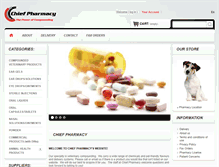 Tablet Screenshot of chiefpharmacy.com